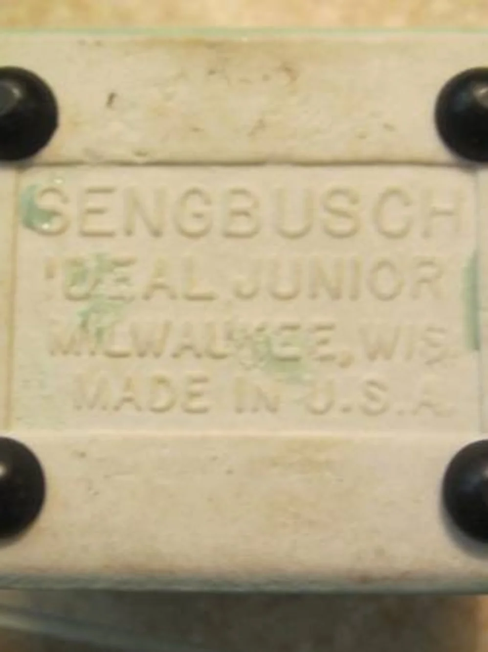 Sengbusch PO Stamp Moistener Dispenser Jadeite Finish